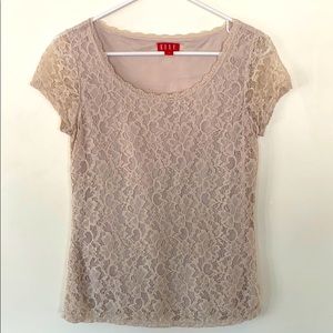 Elle Lacy Blouse with Camisole lining - Size Small